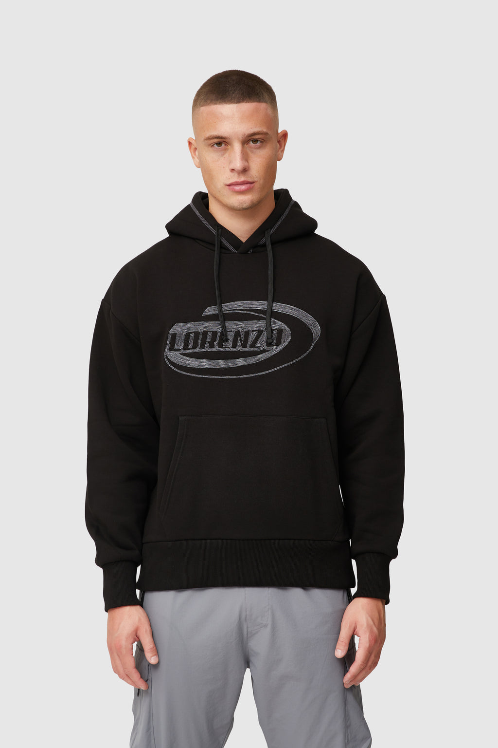 ORBIT STITCH HOOD - BLACK – Lorenzo Veratti