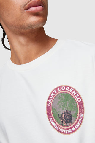 SAINT LORENZO STAMP TEE - OFF WHITE