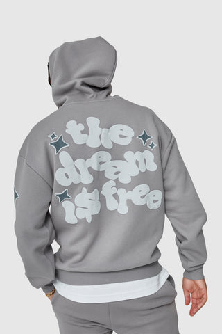 DREAM IS FREE 2.0 HOOD - GREY