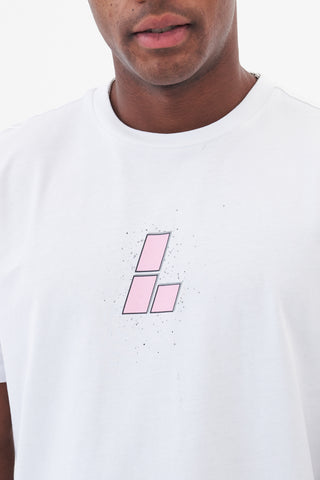 VANQUISH TEE - WHITE/PINK